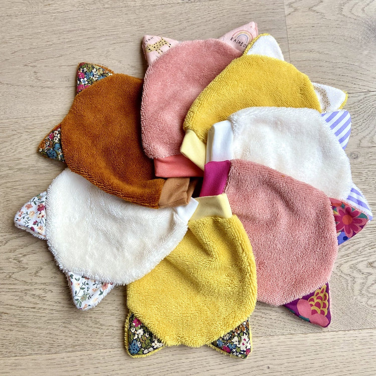 Les gants de toilette marionnette