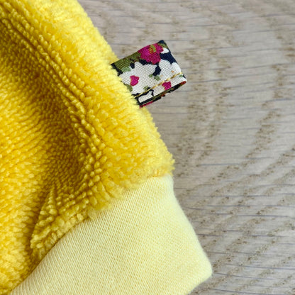 Le gant de toilette marionnette en balade automnale