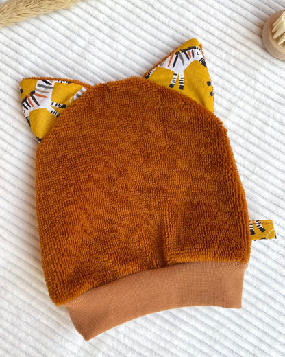 Le gant de toilette marionnette qui fait un safari