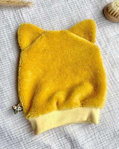 Le gant de toilette marionnette en balade automnale