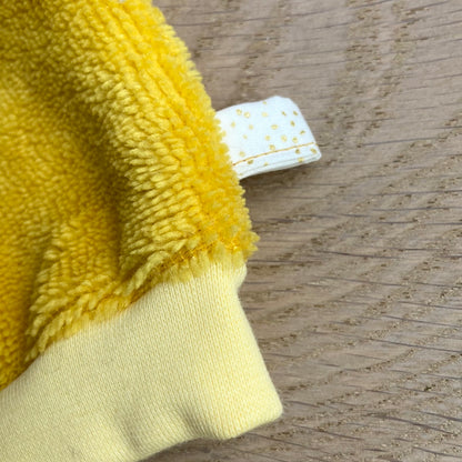 Le gant de toilette marionnette qui aime les paillettes